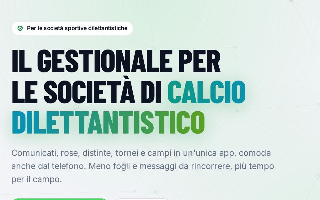 La pagina iniziale di Dribble11